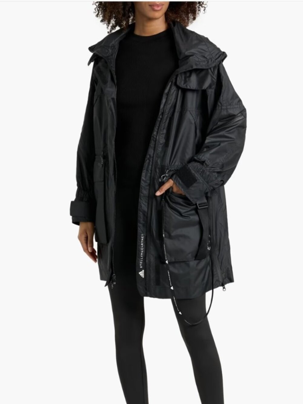 ADIDAS BY STELLA MCCARTNEY Shell hooded parka